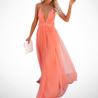 Maxi Dress Light Coral